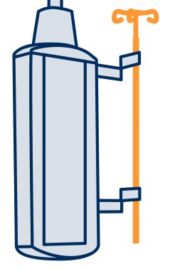 IV Pole for CPUs - Icon - provita medical oem