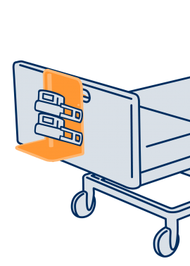 Infusion Pump Holder for Hospital Beds - Icon - provita medical oem