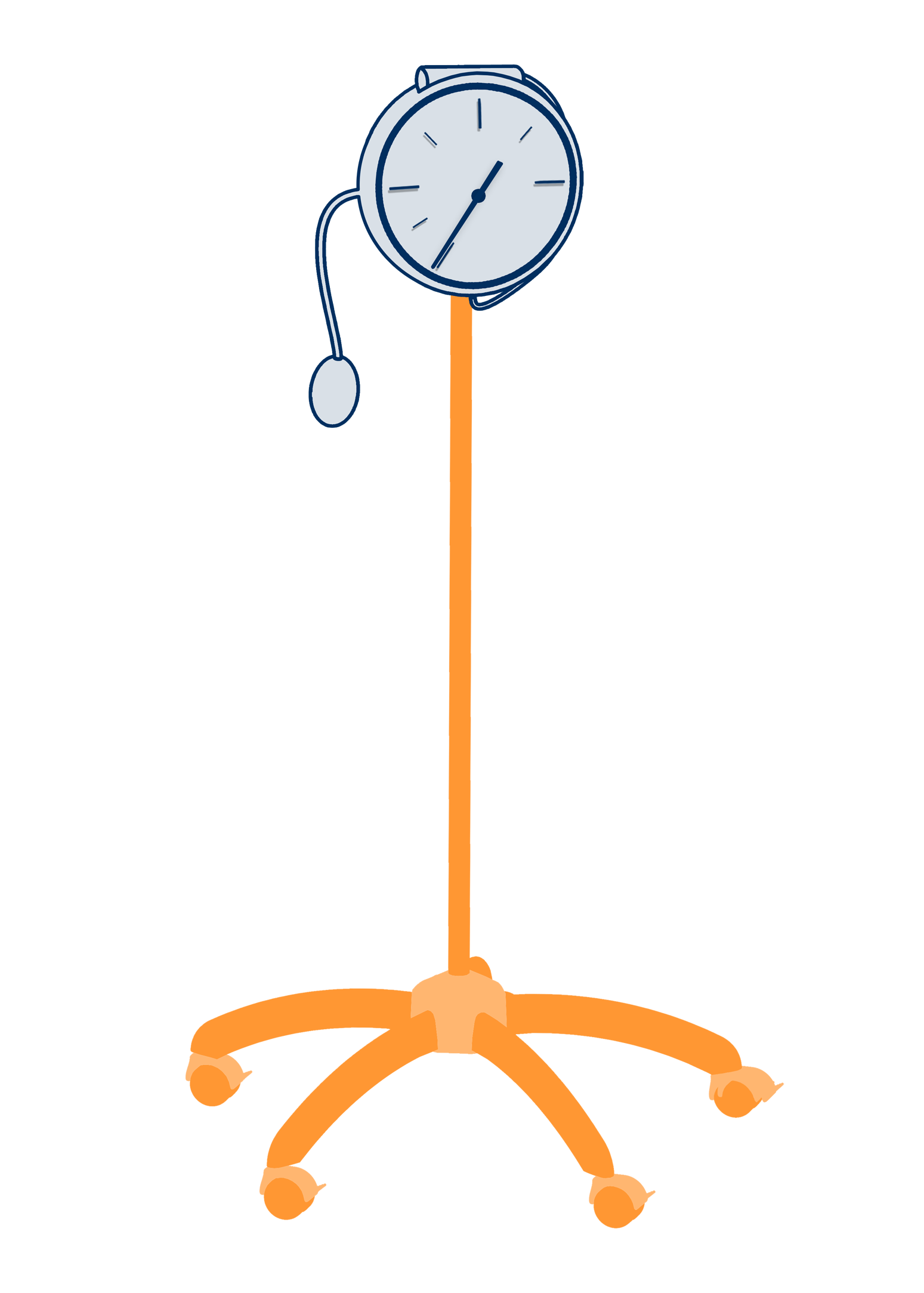 Roll Stand for Blood Pressure Monitoring - Icon - provita medical oem