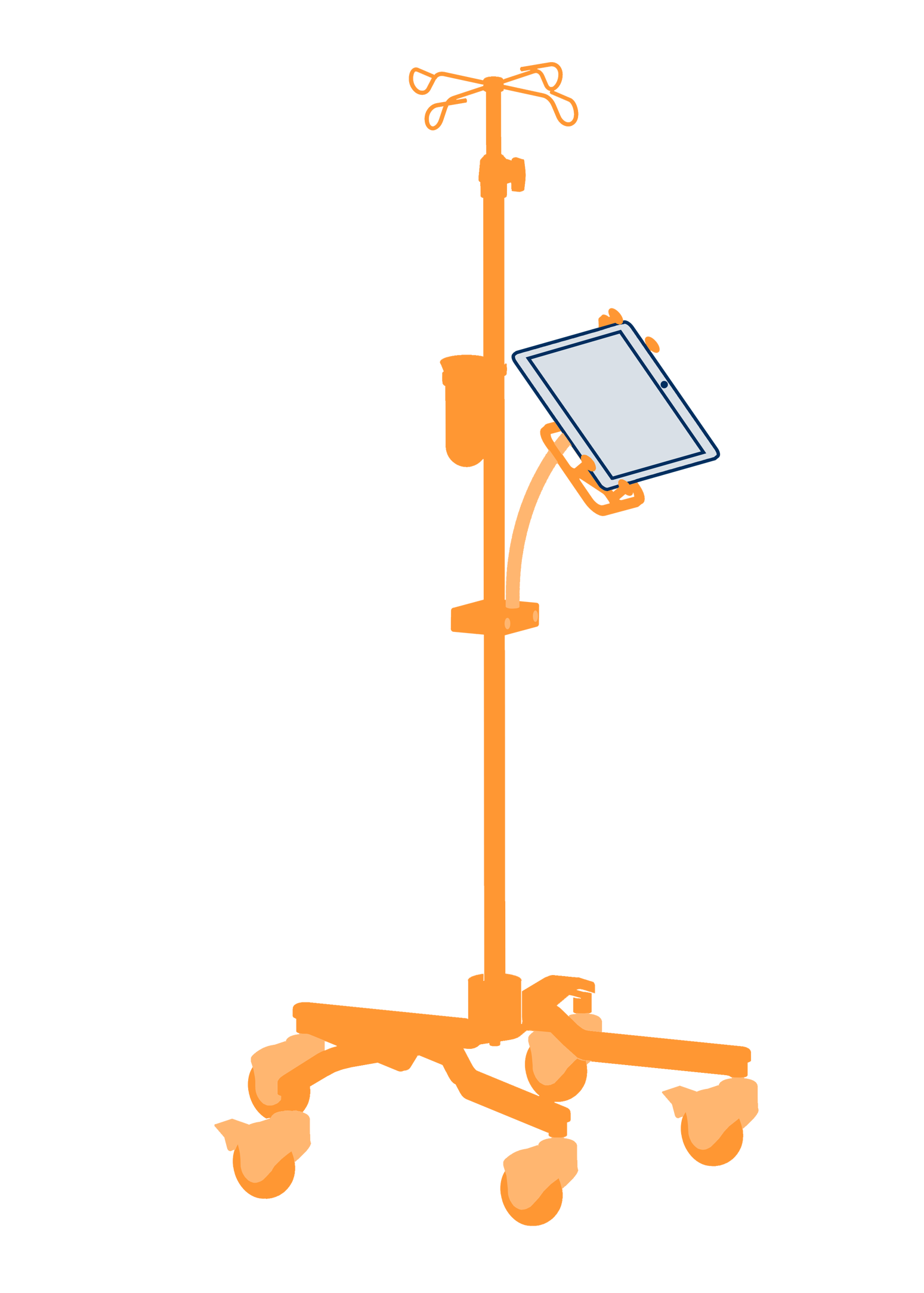 Roll Stand for Non Medical Devices - Icon - provita medical oem